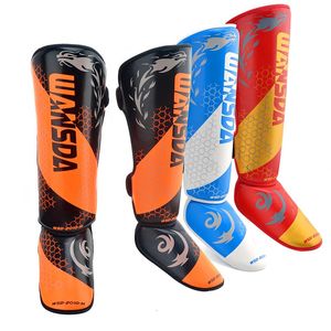 Children Adults Kickboxing Boxing Muay Thai Shin Guards Ankle Foot Protection Shield Martial Arts Training Equipment DEO 231226