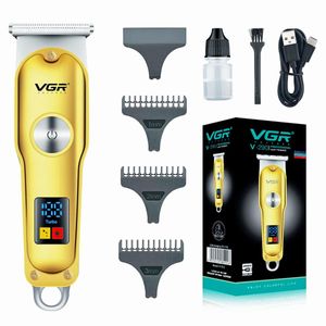 Trimmer VGR Mini Hårklippning Hine Cordless Electric Hair Clipper Professional Bald Haircut Hine Barber Hair Trimmer For Men V290