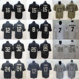 Piłka nożna 8 Josh Jacobs Jersey 24 Charles Woodson 28 Josh Jacobs 13 Hunter Renfrow 15 Flores 17 Davante Adams 12 Ken Stabler 16 Jim Plunkett 25 Fred Biletnikoff