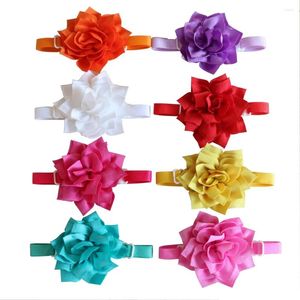 Dog Apparel 60PCS Flower Bowties Pet Products Cat Bow Ties Collar Cute Grooming Accessories For Small-Middle Supplies