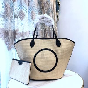 10a väska kvinnor hink väska designer handväska shopping väska strand väska axel väska raffia gräs virkning tygväska för liv helgen väska resväska butik väska