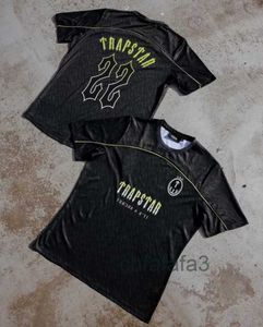 Мужские футболки Дизайнерские футболки Trapstar Street Fashion Бренд Градиент Спортивная баскетбольная рубашка с коротким рукавом Футбольная футболка Сетка Дышащая тренировка LYIA J2Q5