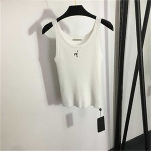 Tank Top Womens Designer Clothing White Vests Summer Cool Comfort Tanks Top Pure Cotton Slim Fit Breathable Woman Camisole Tops Knitted Camis Vest