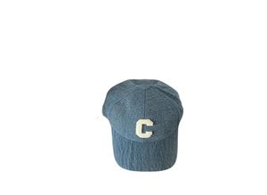 Casquettes de boule de Cowboy bleu clair chapeau de créateur C Casquette de broderie Casquette de Baseball nice3244021