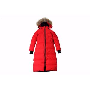 Jaqueta de Natal Puffer Cananda Goosewomen's Canadian Down Jacket Women's Parkers Winter Mid-Length Over-The-Knee Hooded Thick Warm Gooses Chenghao01 798