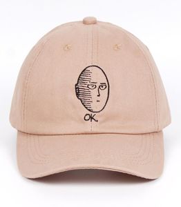 ユニセックスAパンチマンの父の帽子100コットン野球キャップアニメファンの刺繍女性のための面白い帽子