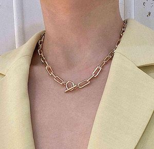 Anhänger Halsketten Stränge Punk Frauen039s Kette Gold Farbe Kpop auf die und Spitze Perle Perlen Choker Schmuck 2022 Kragen für Mädchen C2959661