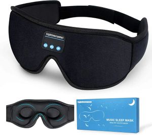 Fones de ouvido do sono bluetooth 5.0 máscara para os olhos lavável 3D sem fio com alto -falantes estéreo ultra finos ajustáveis ​​Microfones livres 231227