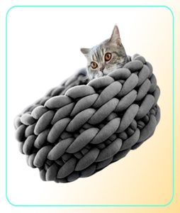 500gpcs dickes klobiges Garn für Hand stricken DIY Häkel Anti -Pilling Pet Cat Dog Zwingende Teppich Teppich -Bett Decke Kissen 5994209
