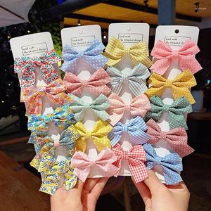 Acessórios de cabelo 5 pçs bonito crianças bowknot princesa hairpins meninas crianças clipes arcos barrettes hairclip headwear ornamentos