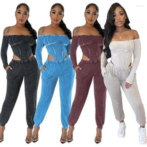 Damenbadebekleidung Frauen Strandkleidung Boho für weibliches Kleid Eine Linie Schulter Hohe Taille Overall Geometrisch Spandex Sommer 2023