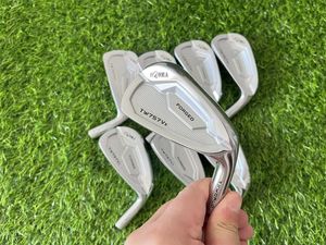 Irons 8pcs Honma Tw757Vx Golf Clubs Honma Tw757Vx Iron Set Honma Golf Clubs 49Pa R/S Flex Steel Shaft med huvudskydd