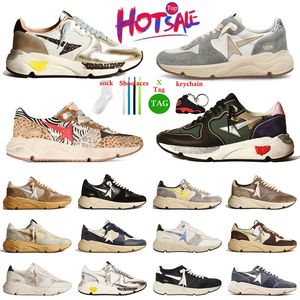 Najwyższej jakości złotą Goodes Running Sole Włoch Marka Casual Super Designer Buty do mężczyzn Kobiety Star Sneakers Old Ditriry Low Top Treners Sports Sneakers Outdoor