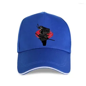 Caps de bola Samurai escuro Samurai Sun Style Style Men's Grey Baseball Cap