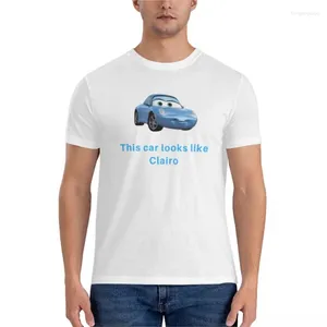 Męskie topy z czołgów letnia moda T-shirt Mężczyźni Ten samochód wygląda jak Clairo Class