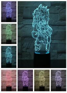 Desenhos animados Anime Boku No My Hero Academia Candeeiro de mesa Quarto Criança Crianças Presentes de Natal Comic Manga Midoriya Izuku Figura Night Light LED 5377322