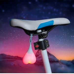 Bike Bike Light Bike Bernella posteriore Bike Bernomica Avvertenza a sfera cardiaca Avvertenza Ciclaggio Waterproof LED lampada a led 231227