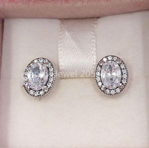 Andy Jewel Authentic 925 Sterling Silver Studs Vintage Elegance Stud Earrings Fits European Style Studs Jewelry 296247CZ5597617