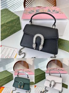 designer bag Flap Bag Vintage CC Handbag Bag Dark mini Silver Chain Hardware Shoulder Straps Designer Women Luxury Bag saddle bag tote bag designer wallet 20cm