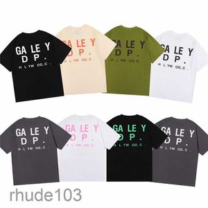 Graffiti Tees Herren Grafik Galerise T -Shirts Frauen Designer Galerien T -Shirts Mode -Baumwolltops Mans Casual Galeere Depts Shirt Luxurys Straße Krawatte Färben mein T6fe