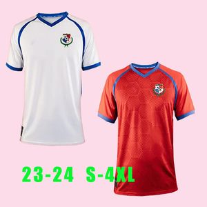 2023 2024 Équipe nationale de football du Panama Jersey CARRASQUILLA DIAZ Barceneas domicile rouge chemise blanche T-shirts pour hommes uniforme de football