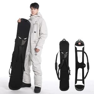 135-160cm High Elastic Skiing Snowboard Bag Snowboard Backpack Cover Dumpling Skin Portable Ski Board Carry Bag Waterproof 231227