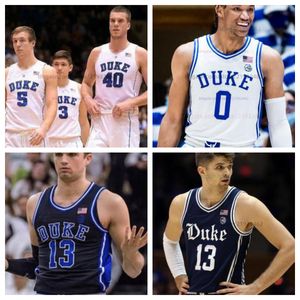 Maglia da basket Customzied Jared McCain Caleb Foster Blue Devils Personalizza qualsiasi nome Numero Maglie da uomo Jaylen Blakes Jeremy Roach Proctor 12 Power Sean Stewart