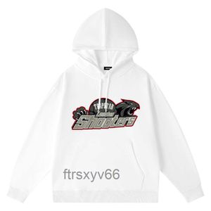 Trapstar Mens Designer con cappuccio maschile magliette magliette camicie camicie stampa lettera di stampa in bianco e nero grigio arcobaleno color grigio arcobaleno estivo sportivo cotone cotone fmnp