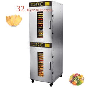 Máquina de desidratação de desidratação de alimentos Homanidade de frutas secas Homanidade comercial grande 32 Capacidade de camada Porta visual 3000W