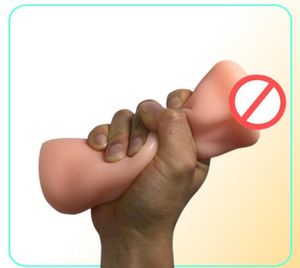 Male Masturbator cup realistic Vagina Real Pussy 3D rubber Pocket Pussy skin mini Adult Sex Toys for Men real silicone love doll4031727