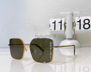Designer sunglasses Hollow lens with chain pendant original sunglasses round face versatile and stylish sunglasses for women