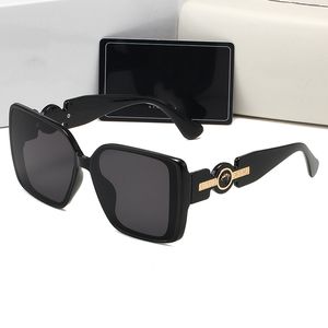 Modedesigner-Sonnenbrille für Herren, klassische Haltung, 0259, quadratischer Metallrahmen, beliebte Retro-Avantgarde-Sonnenbrille für den Außenbereich, UV-Schutz 400