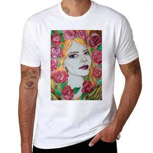 Herren Polos In Full Bloom T-Shirt Anime Kleidung Kurzarm Ästhetische Männer