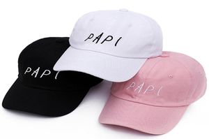 Voron New 2018 Papi Embroidery Hat Baseball Dad Cap Many Thread Burgundy調整可能なストラップバックLIT5920214