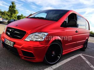 Stickers Union Red Satin Chrome Car Wrap Film with air bubble Free For Luxury Vehicle / truck Graphics Covering foil size 1.52x20m/Roll