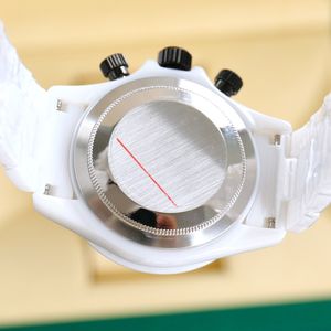 High-End Men's Casual Watch Ceramic 44mm Mechanical All rostfritt stål Automatisk mekanisk rörelse Sports Watch Mäns klockgåva