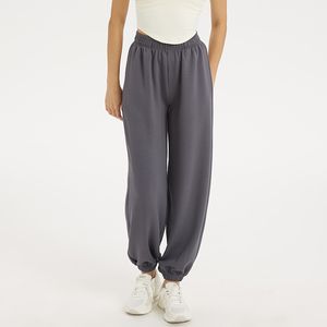 Al Yoga Wear Womens Neunte Jogginghose bereit zum Ziehen von Seiljoggern Dehnte Tailentraining -Gurthose 3 Farben Pt2347