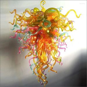 Chandeliers Artistic Style Italian Blown Glass Chinese LED Chandelier Lamp