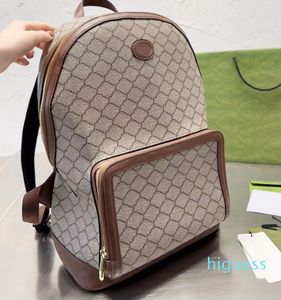 2024 Designer Rucksack Luxus Marke Geldbörse Doppelte Schultergurte Rucksäcke Frauen Brieftasche Echte Ledertaschen Dame Plaid Geldbörsen Duffle Gepäck Herrentasche.