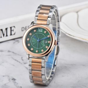أزياء جديدة للنساء الساعات الكوارتز Sier Gold Dress Watch Lady Tank Stail Steel Case Original Clasp Clasp Adalit Wristwatch Montre de Luxe