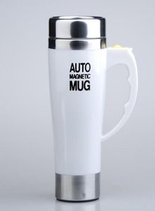 Epacket 450 ml Automatisch rührende magnetische Kaffeetasse Edelstahl Milchmischung Wasser Tasse Mixer Lazy Smart Breakfast Thermal Cu8777713