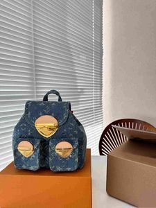 Luxury designer bag new denim backpack women school bag fashion shoulder bags designer backpack handbag