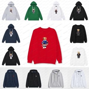 Erkek Polos Mens Hoodies Sweatshirts RL Tasarımcı Erkekler Kazak Ralphs Polos Bear Laurens Kazak Mürettebat Örme Uzun Kollu Günlük 8A5y