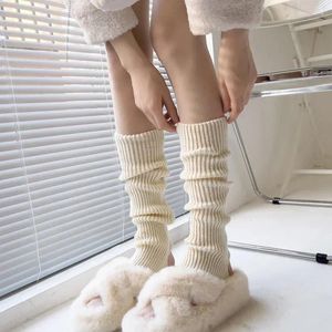 Women Socks 1pairs Women's Long Lolita Wool Knitted Foot Cover Arm Warmer Y2K Autumn Winter Crochet Heap Sock Boot Cuffs