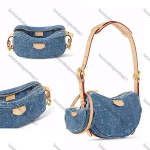 Borsa per design a mezza luna di alta qualità borsetta borsetta borsetta da donna con spalla da donna borse da donna per spalle borse a tracota 46828 46828