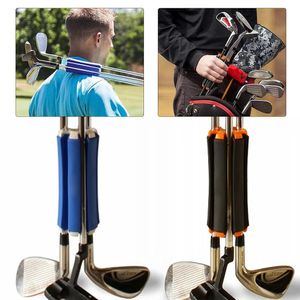 Productos Otros productos de golf Retenedor de palos de golf Soporte de clip fijo portátil para palos de golf Soporte para estante para palos de golf de pie Estantes de almacenamiento para exteriores S