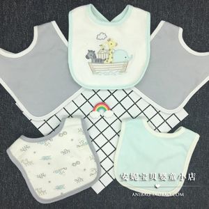 Cloths hudsonbaby quality goods in stock 5 paper dress baby saliva cloth feeding bibs 100 cotton