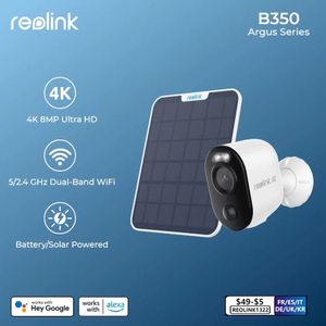 Reolink Serie Argus Telecamere di Sicurezza Wireless per Esterni 4K Visione Notturna a Colori da 5MP 2 4 Telecamera IP WiFi da 5 Ghz Supporto Batteria Solare 231226