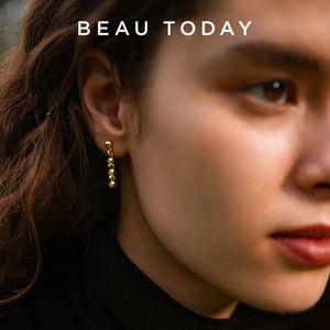 Beautyday Drop Серьги Женщины платиновые серебряные серебряные прямоугольник