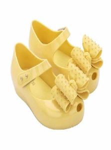 Mini III Big Bow Girl Jelly Shoes 2021 Summer Shoes Sandaler Girls Toddler Jelly Shoes Sandaler For Girl Kids Q06294325522